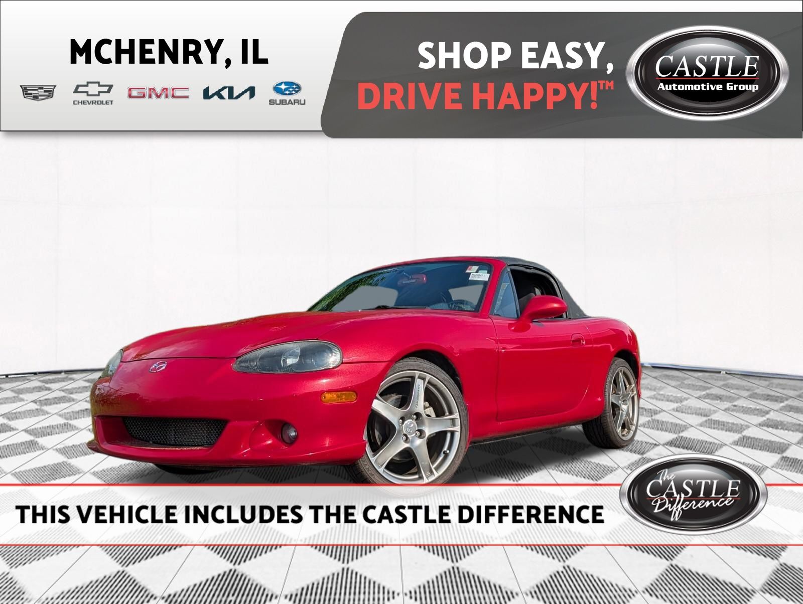 Velocity Red Mica 2005 Mazda MAZDASPEED MX-5 Miata Convertible Rear-Wheel Drive 6-Speed Manual Overdrive