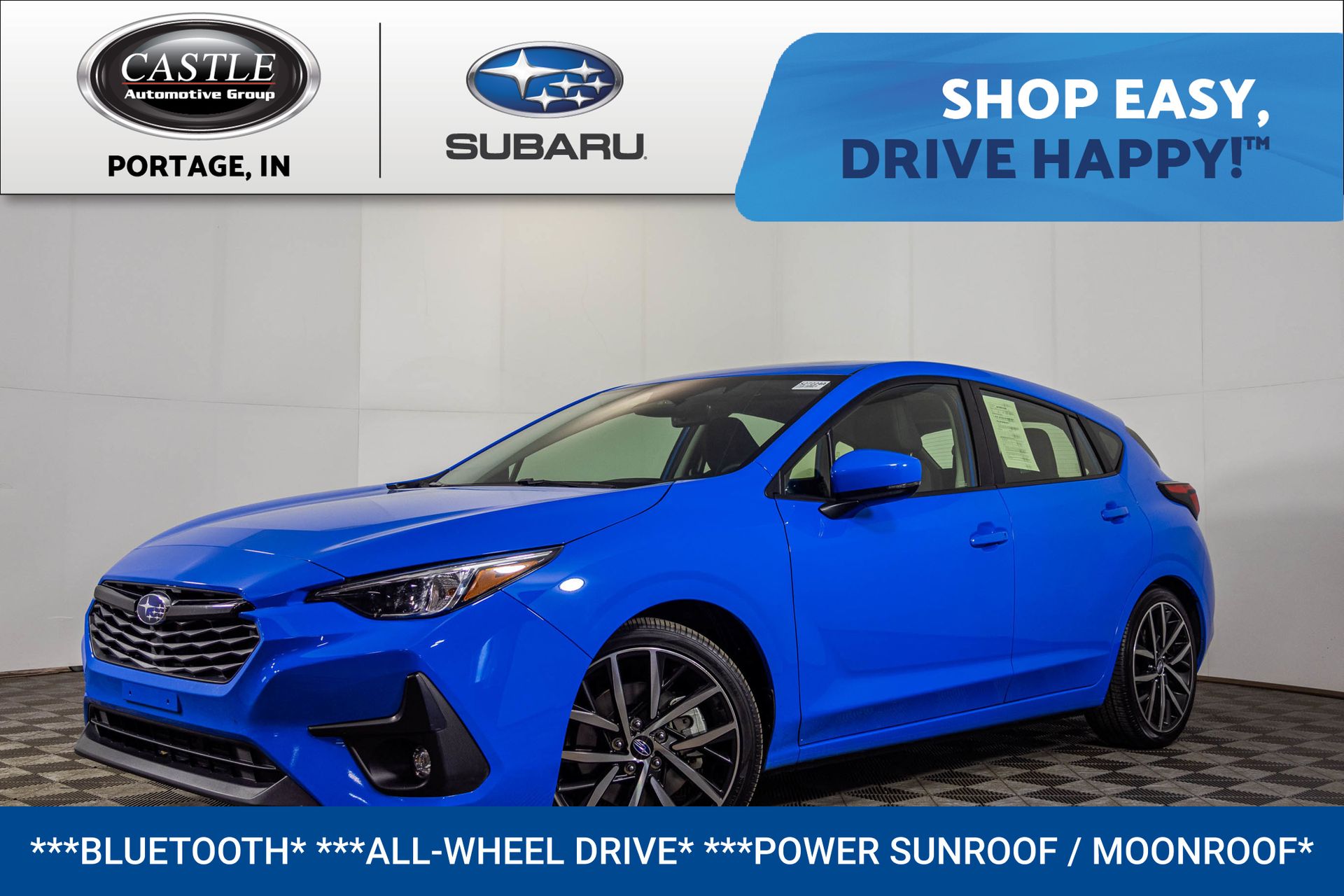 Oasis Blue Pearl 2025 Subaru Impreza Sport AWD Wagon All-Wheel Drive Continuously Variable Transmission