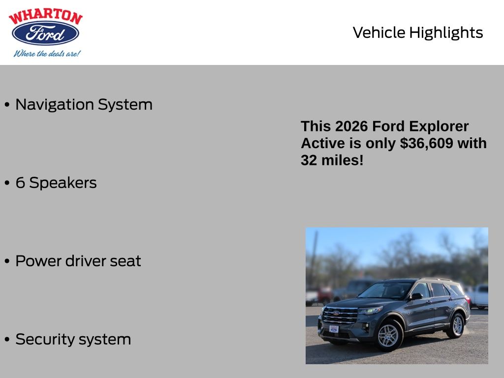 2026 Ford Explorer Active - 5