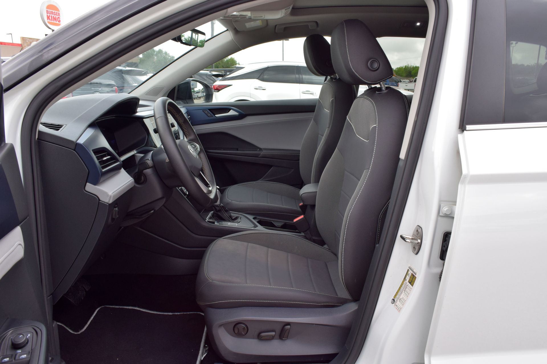 2024 Volkswagen Taos 1.5T SE White at Texan Dodge Chrysler Jeep Ram