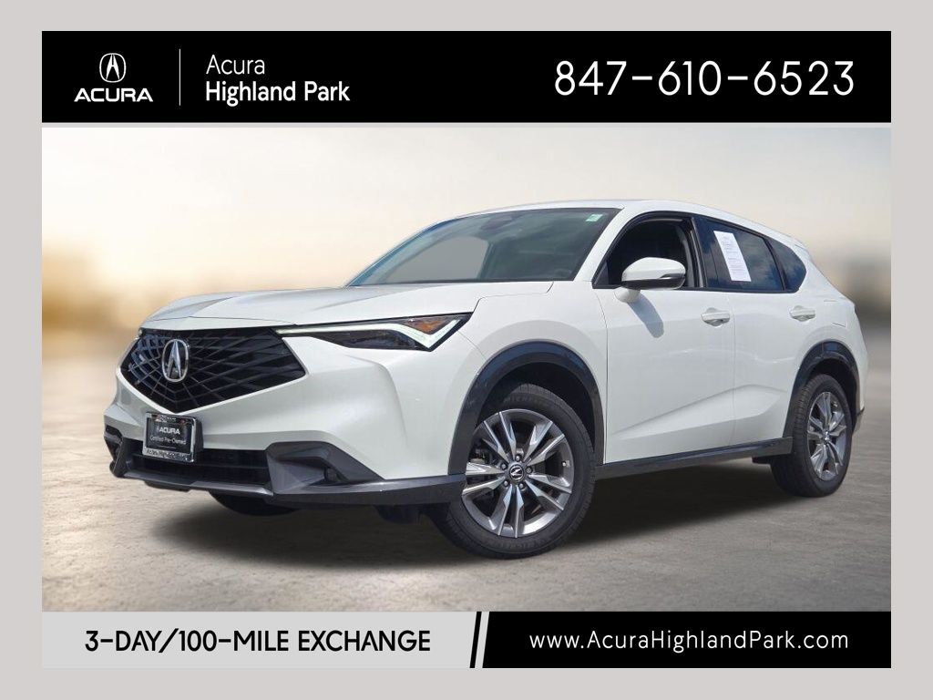 Platinum White Pearl 2025 Acura ADX SUV / Crossover All-Wheel Drive Continuously Variable Transmission