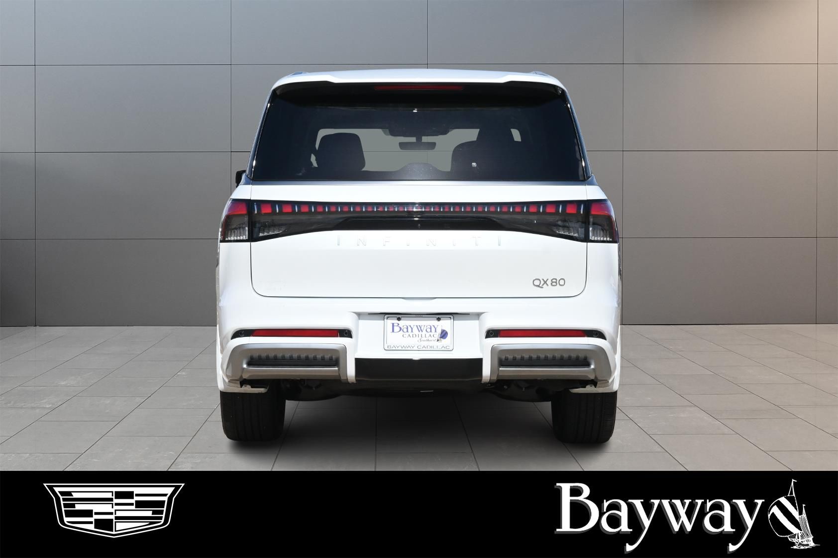 2026 INFINITI QX80 LUXE White at Genesis of Spring