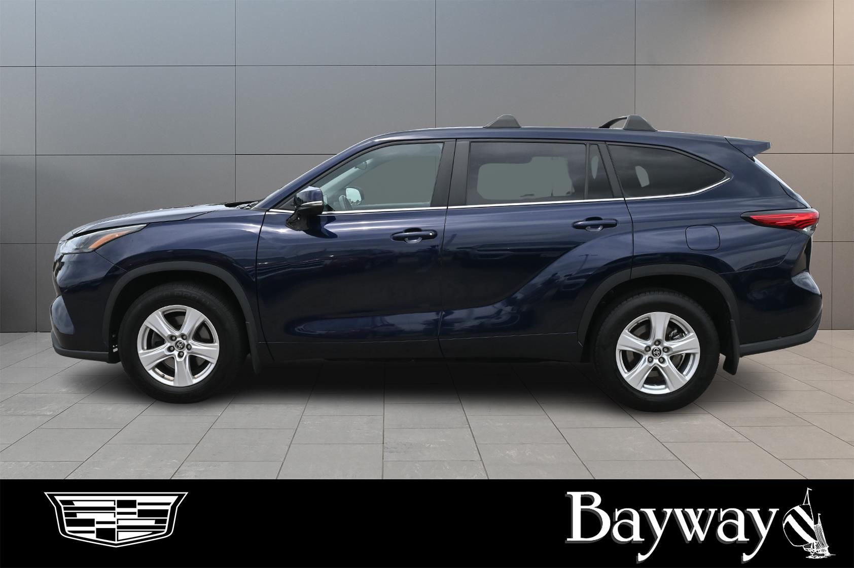 2023 Toyota Highlander LE Blue at Joe Myers Mazda Kia