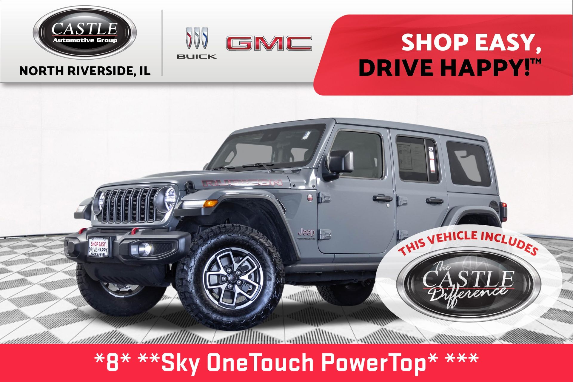 Anvil Clear Coat 2025 Jeep Wrangler SUV / Crossover Four-Wheel Drive 8-Speed Automatic