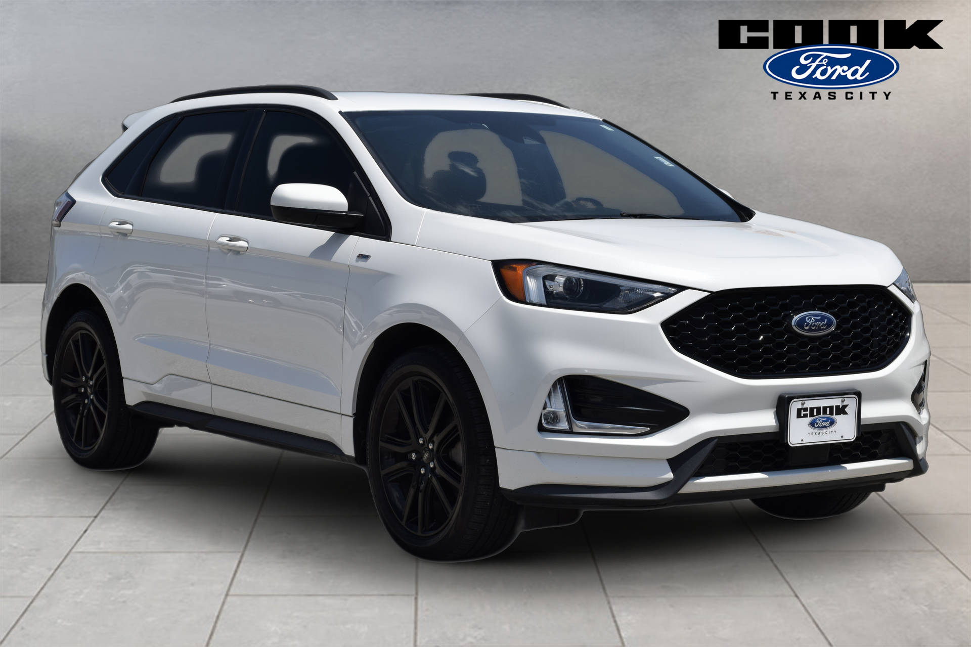 2023 Ford Edge ST Line White at DeMontrond Ford