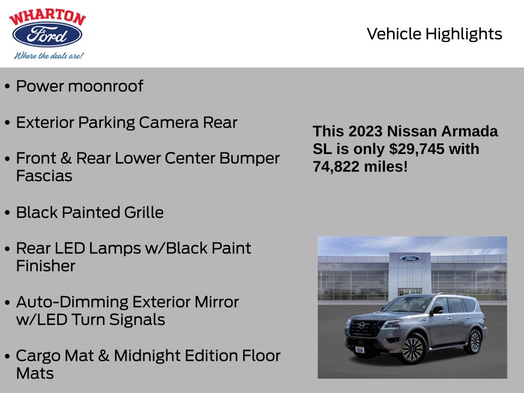 2023 Nissan Armada SL Gray at Joe Myers Mazda Kia