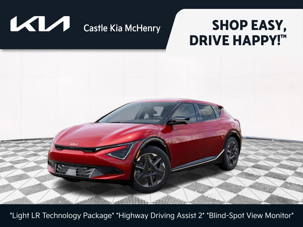 Runway Red 2025 Kia EV6 Light Long Range AWD SUV / Crossover All-Wheel Drive 1-Speed Automatic