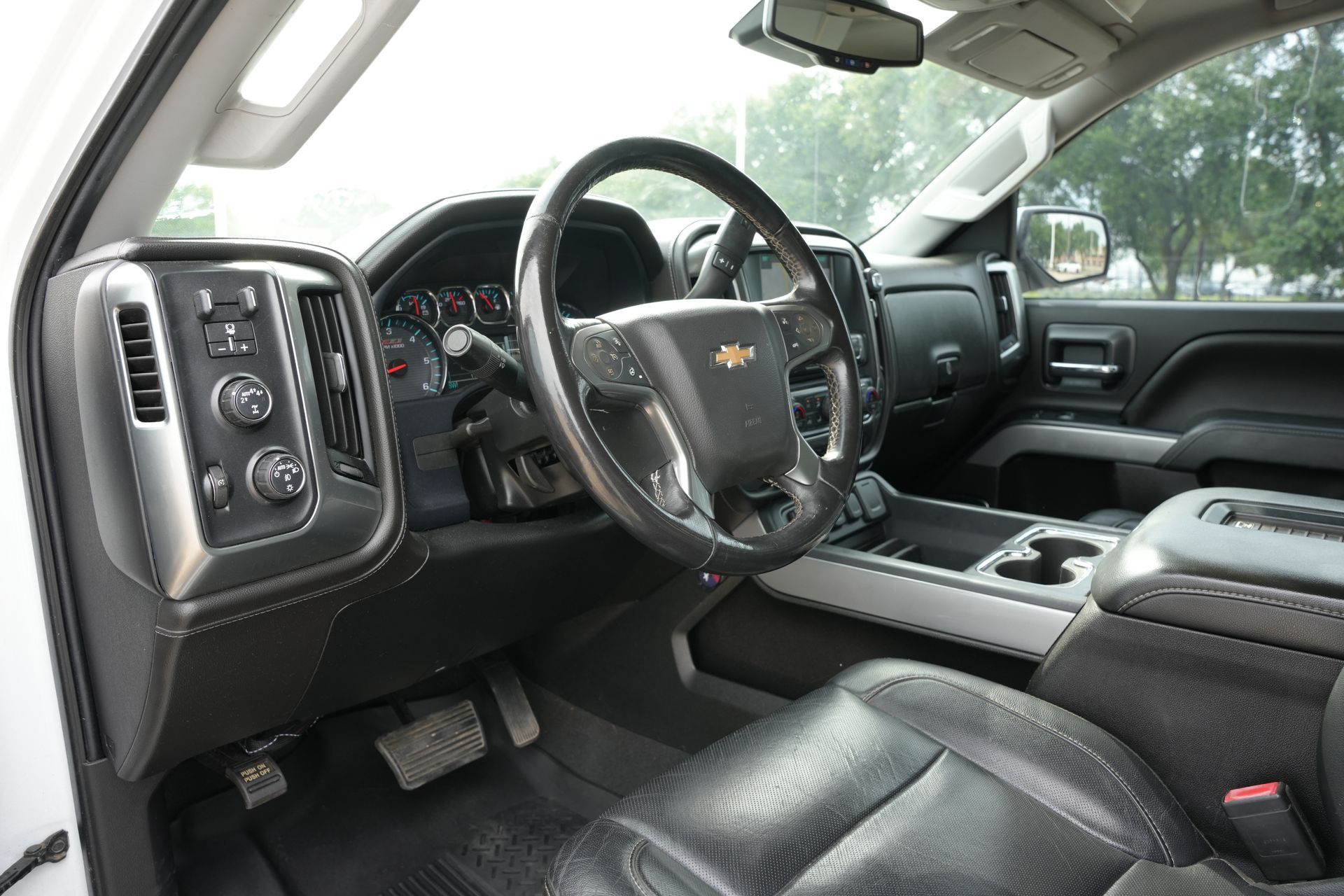 2018 Chevrolet Silverado 1500 LTZ White at Monument Chevrolet