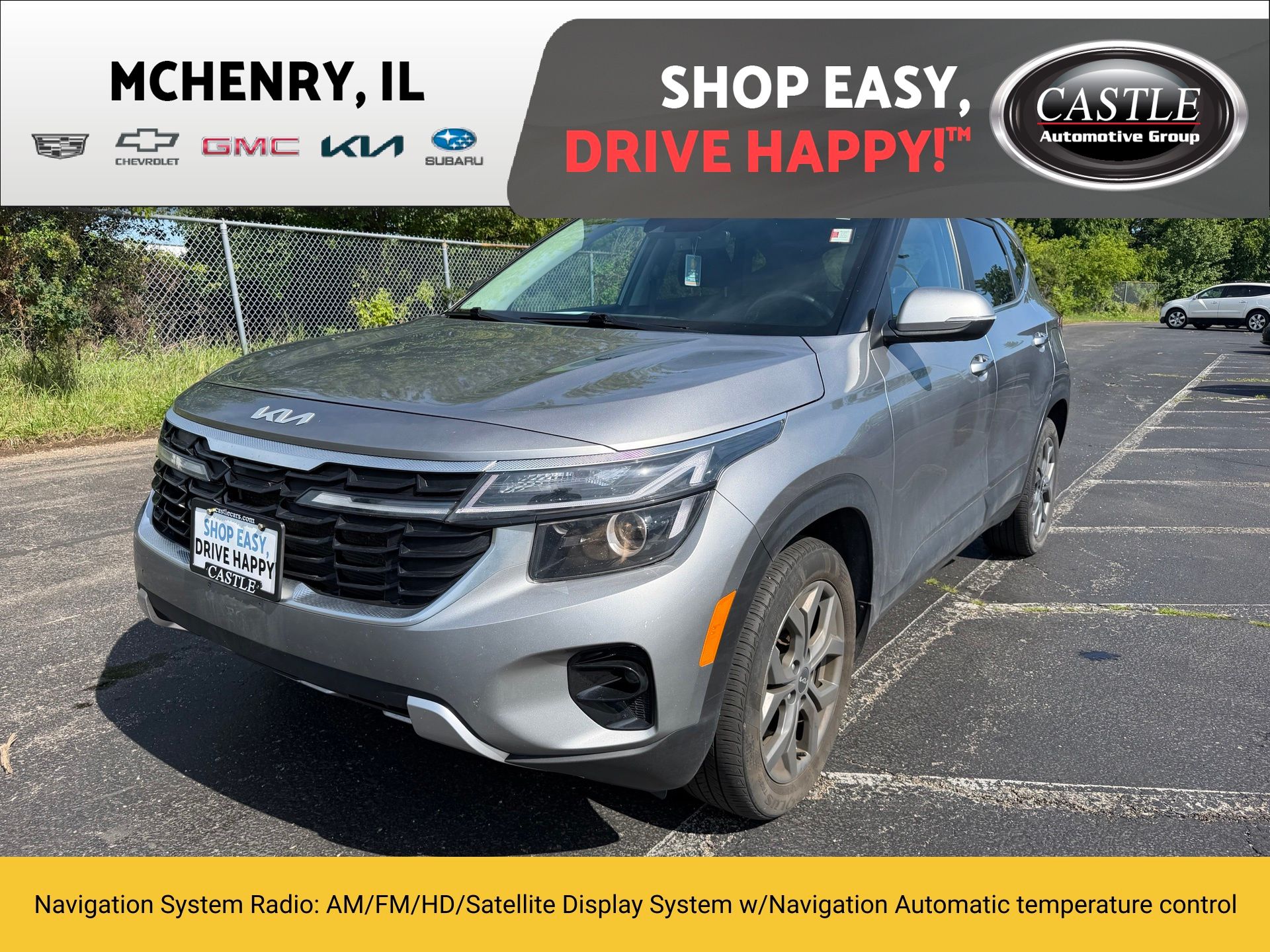 Steel Gray 2024 Kia Seltos SUV / Crossover All-Wheel Drive Continuously Variable Transmission