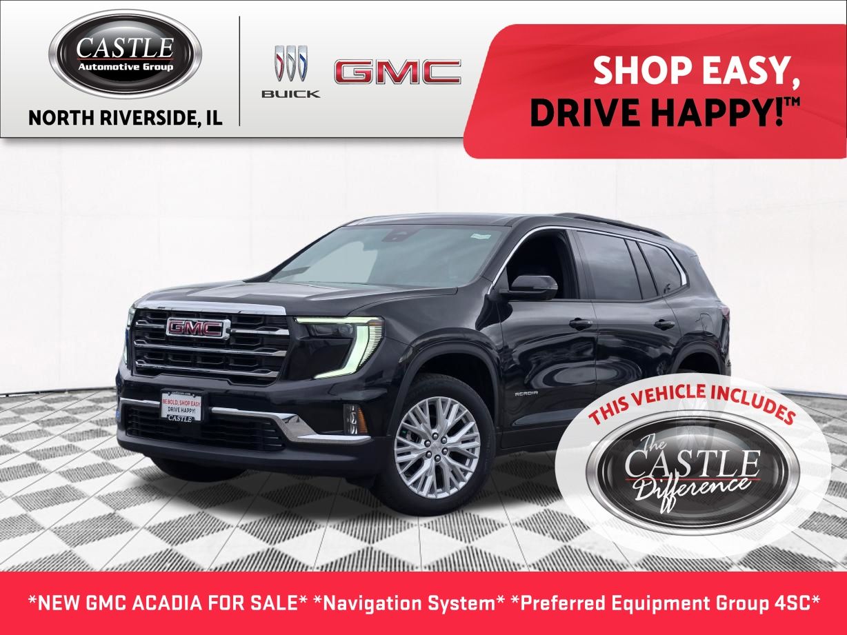 Black (Ebony Twilight Metallic) 2026 GMC Acadia SUV / Crossover Front-Wheel Drive 8-Speed Automatic