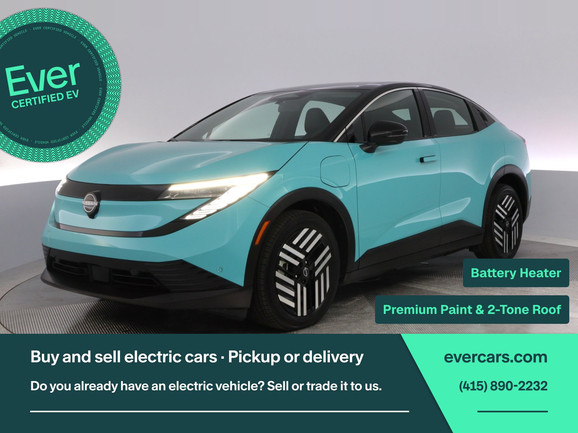 Seabreeze Blue Pearl/Black 2026 Nissan LEAF SUV / Crossover Front-Wheel Drive Automatic