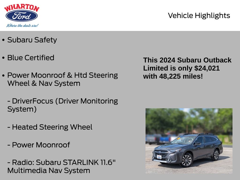 2024 Subaru Outback Limited - 5