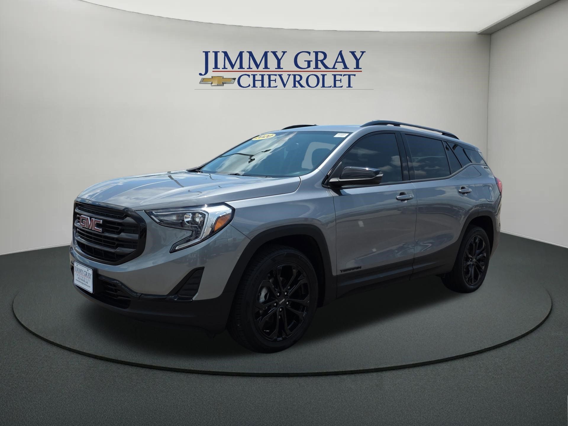 Gray (Satin Steel Metallic) 2020 GMC Terrain SUV / Crossover Four-Wheel Drive 9-Speed Automatic