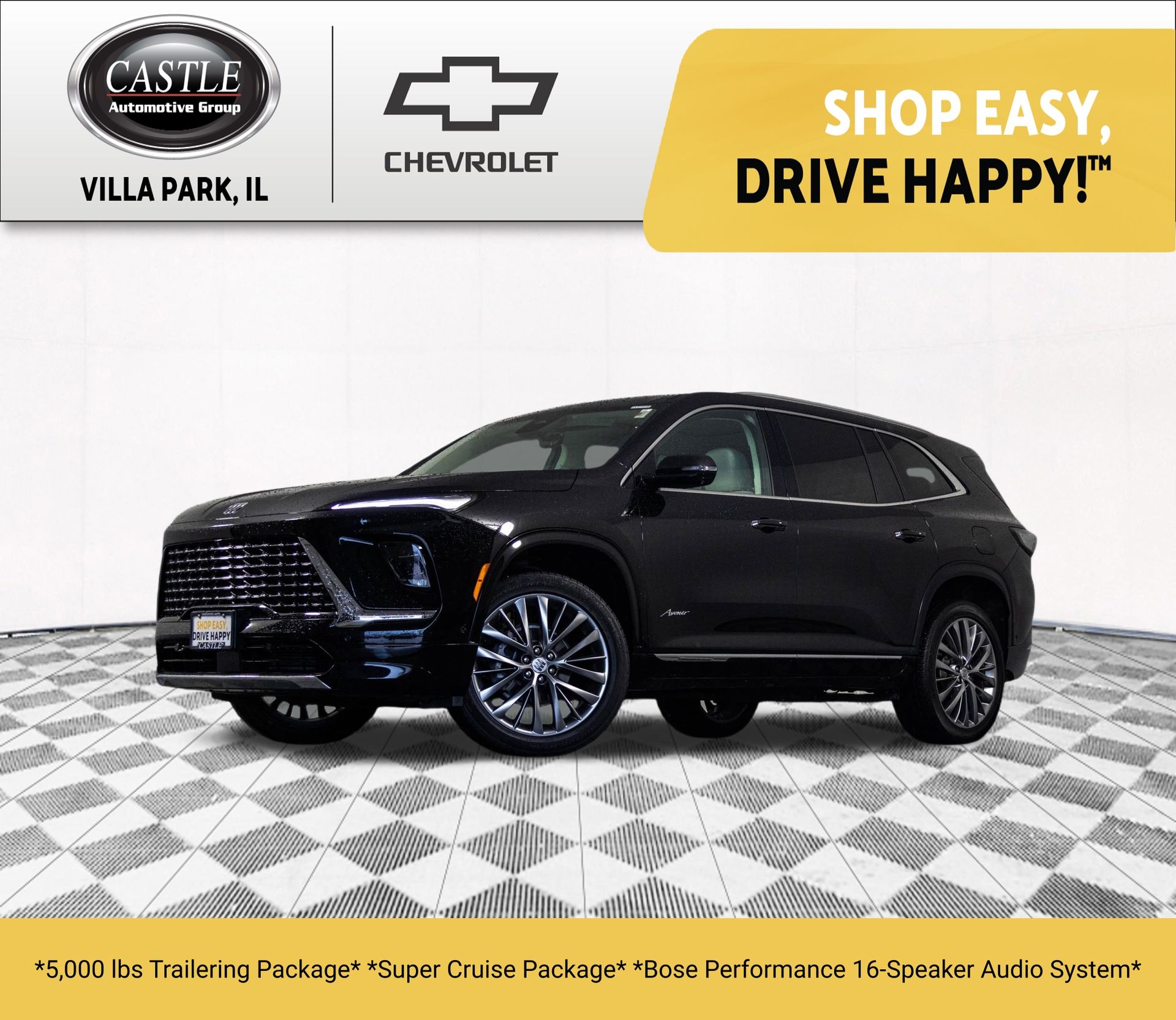 Black (Ebony Twilight Metallic) 2025 Buick Enclave SUV / Crossover Front-Wheel Drive 8-Speed Automatic
