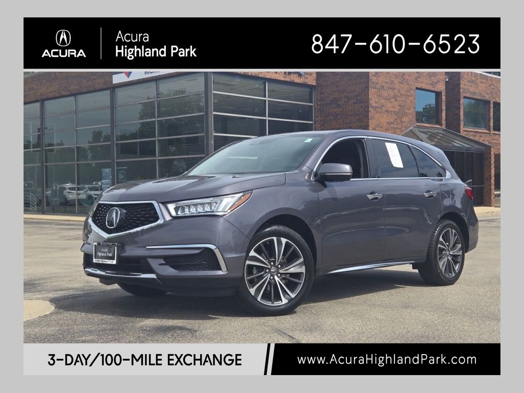Gray (Modern Steel Metallic) 2020 Acura MDX SUV / Crossover All-Wheel Drive 9-Speed Automatic