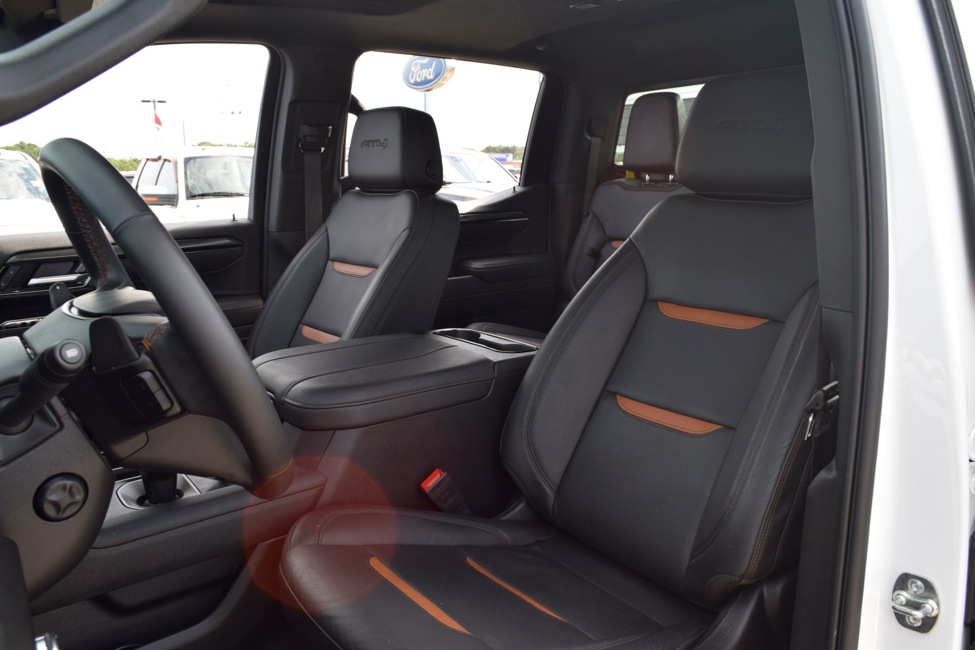 2025 GMC Sierra 1500 AT4 White at Bayway Cadillac of The Woodlands