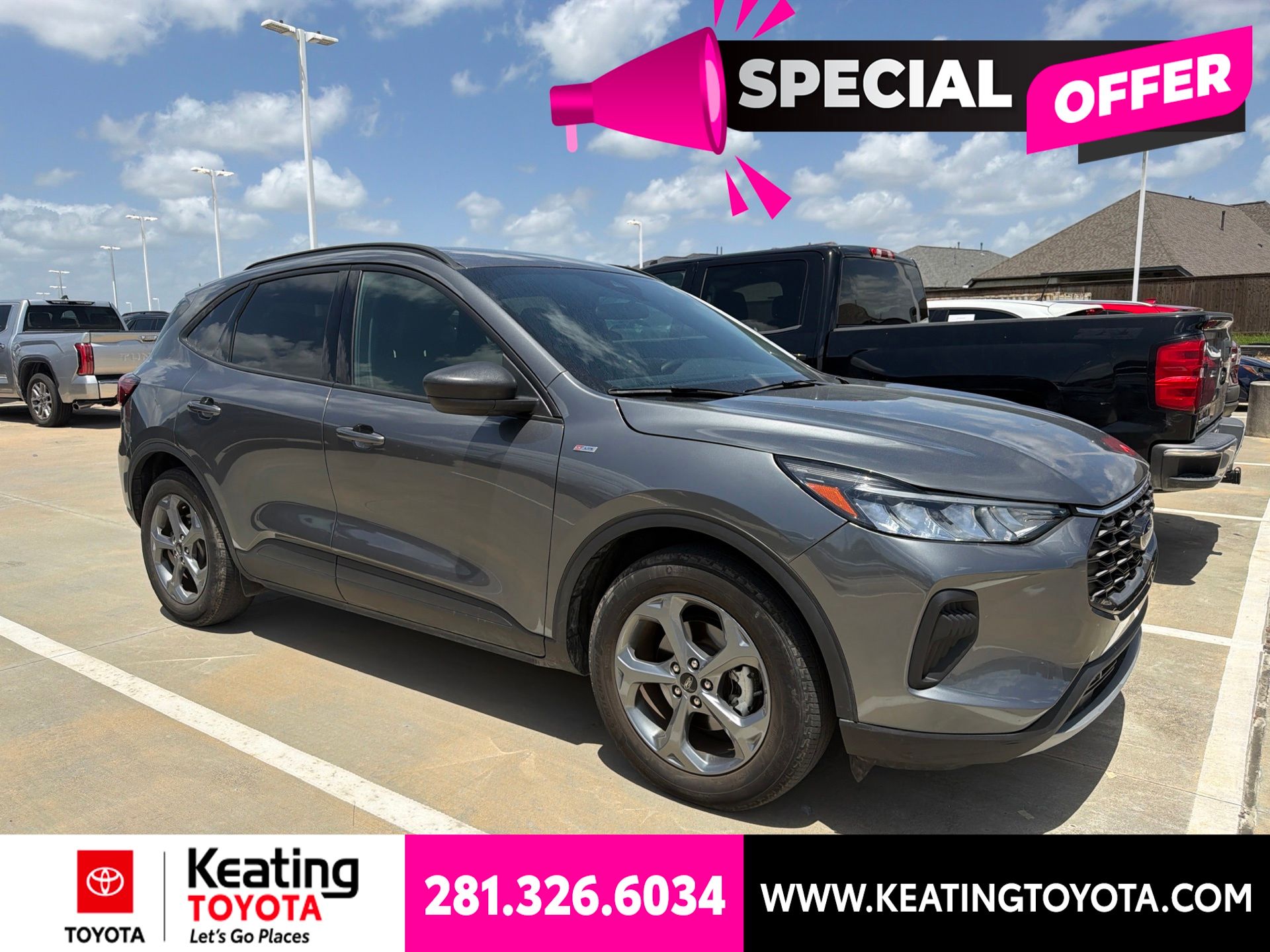 Gray Metallic 2025 Ford Escape SUV / Crossover Front-Wheel Drive 8-Speed Automatic