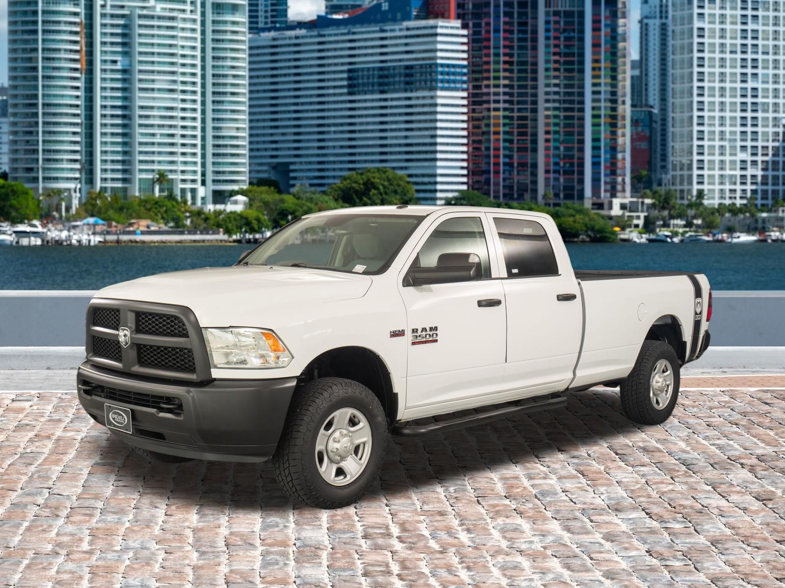 Bright White Clearcoat 2016 RAM 3500 Pickup Truck Four-Wheel Drive 6-Speed Automatic