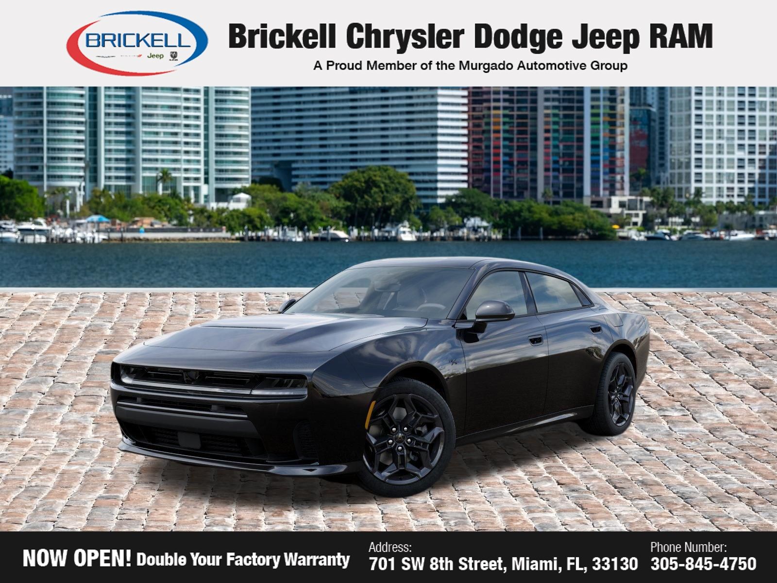 Diamond Black Crystal Pearlcoat 2026 Dodge Charger R/T Sedan AWD Sedan All-Wheel Drive 8-Speed Automatic