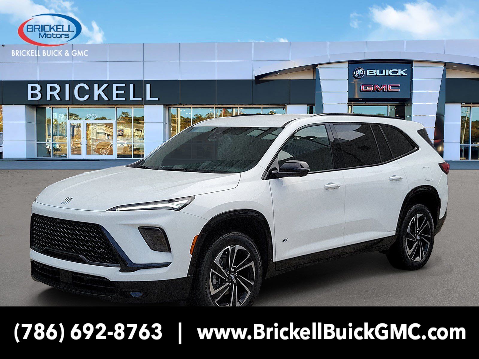 Summit White 2025 Buick Enclave SUV / Crossover Front-Wheel Drive 8-Speed Automatic