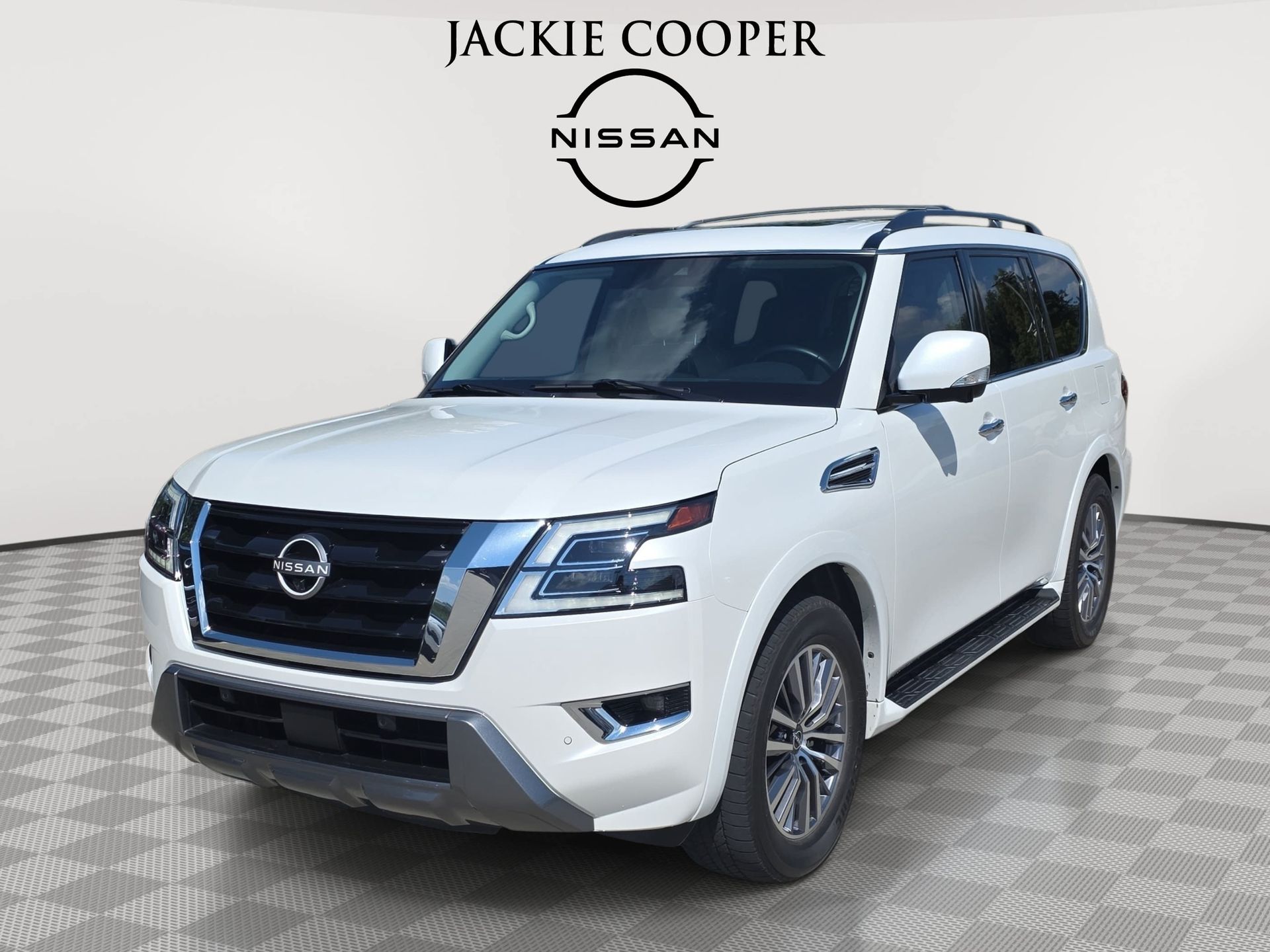 Aspen White Tricoat 2023 Nissan Armada SUV / Crossover 4X2 7-Speed Automatic