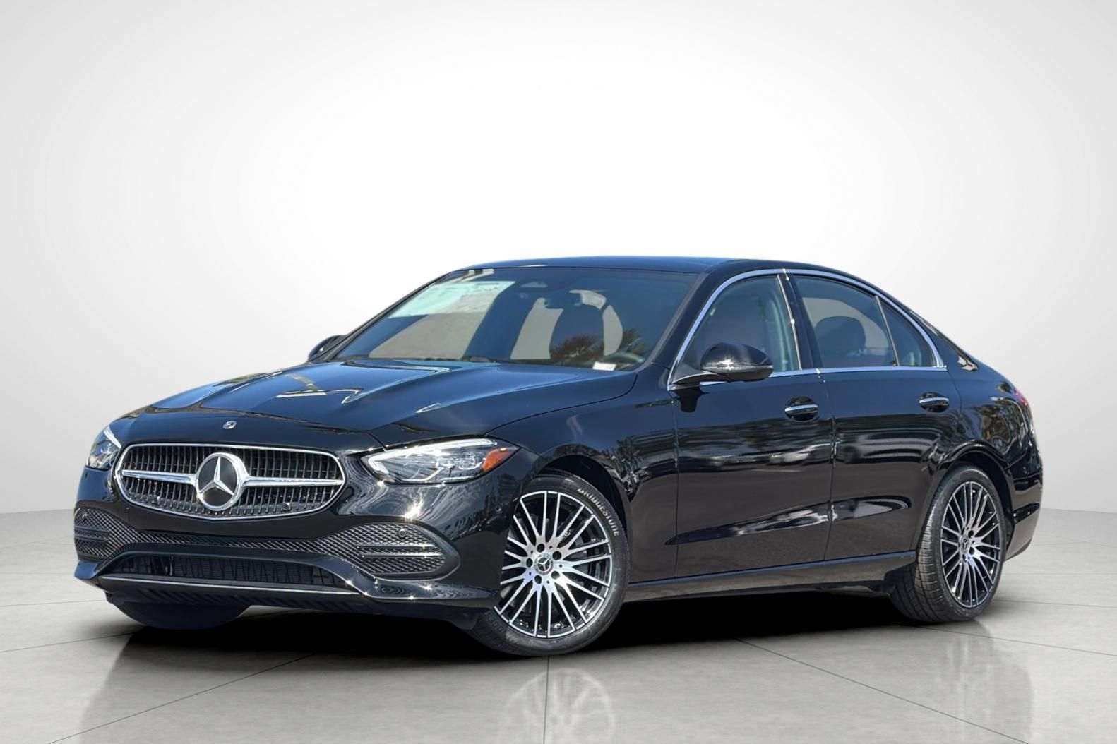 Black 2026 Mercedes-Benz C-Class Sedan Rear-Wheel Drive 9-Speed Automatic