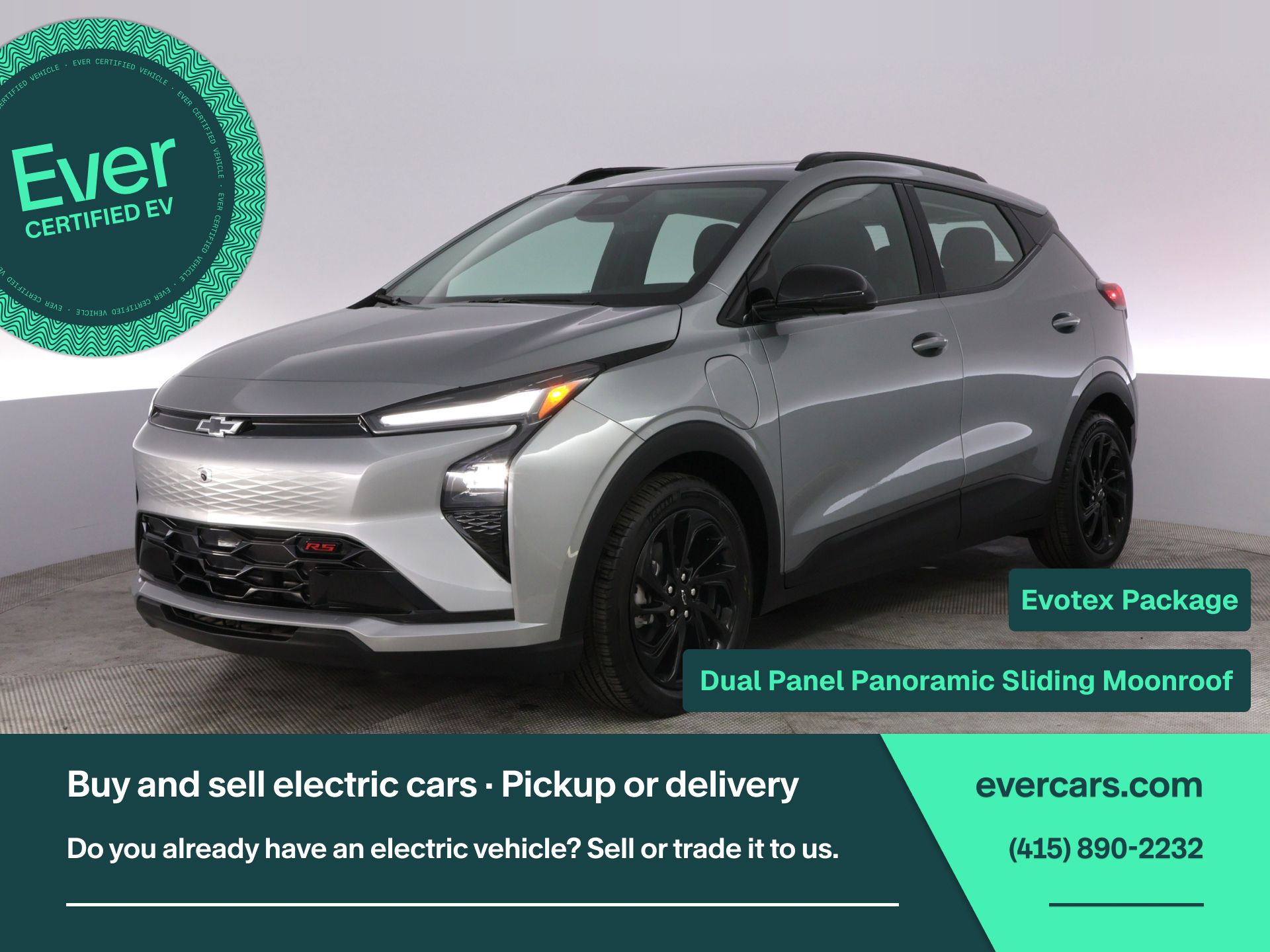 Sterling Gray Metallic 2027 Chevrolet Bolt RS FWD SUV / Crossover Front-Wheel Drive 1-Speed Automatic