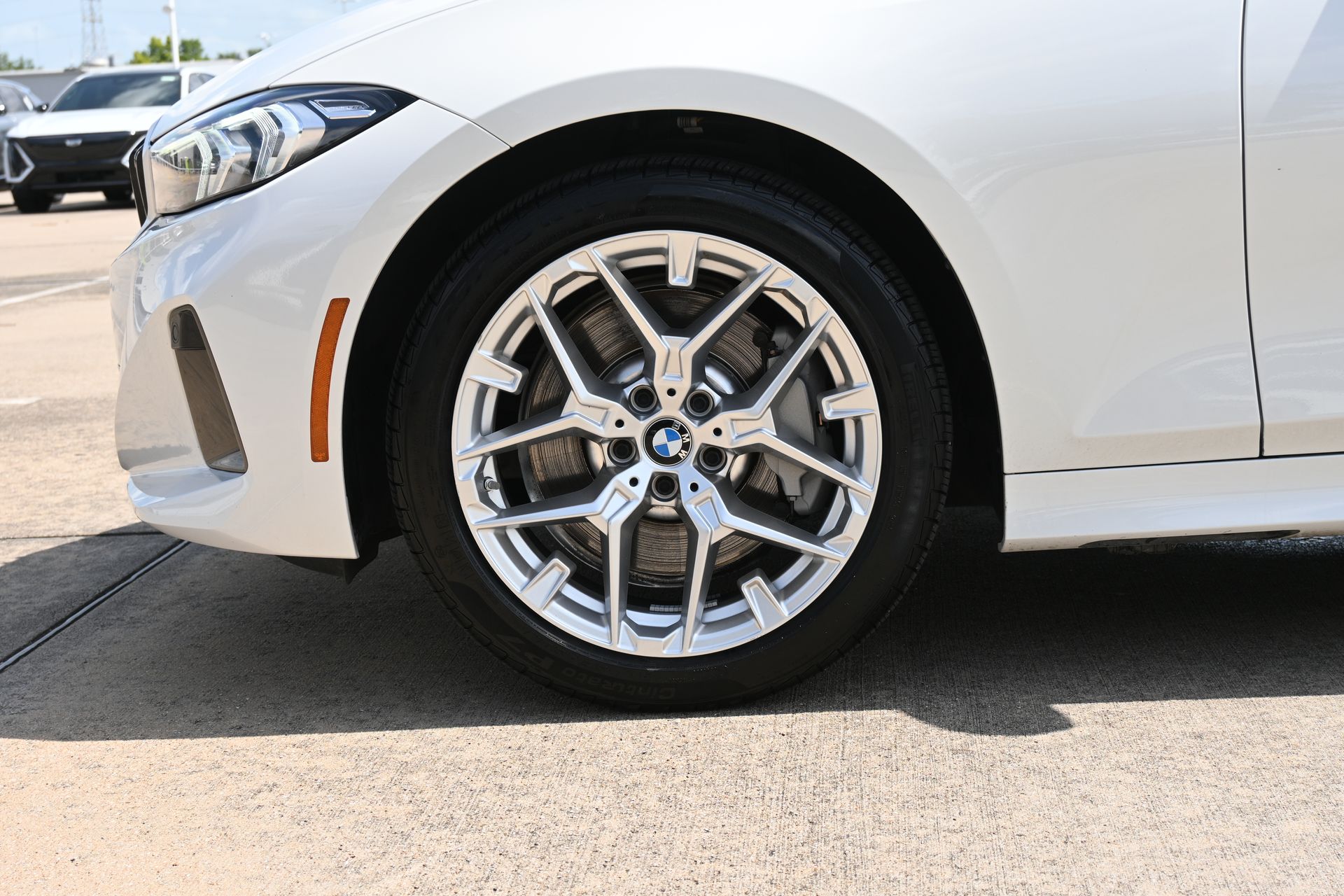 2026 BMW 3 Series 330i White at North Houston Mitsubishi