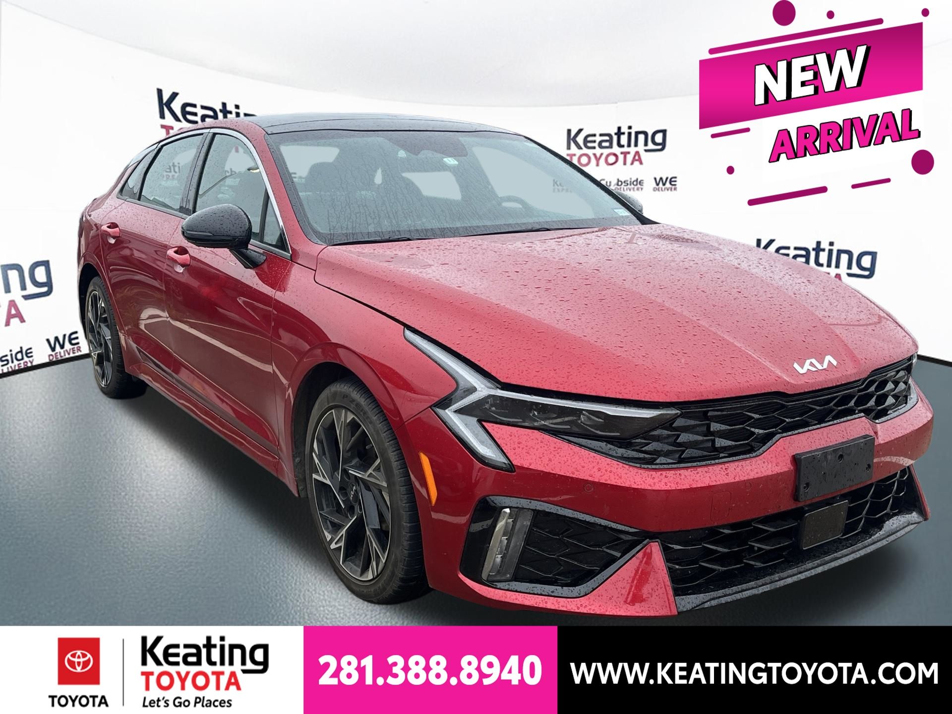 Runway Red 2025 Kia K5 Sedan Front-Wheel Drive 8-Speed Automatic