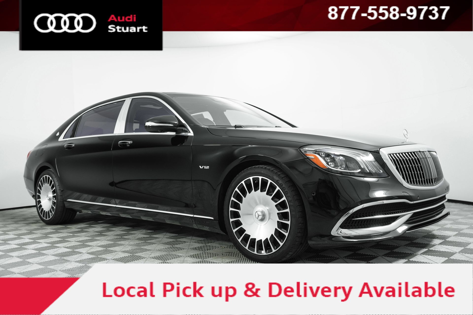 Black 2019 Mercedes-Benz S-Class Maybach S 650 RWD Sedan Rear-Wheel Drive 7-Speed Automatic