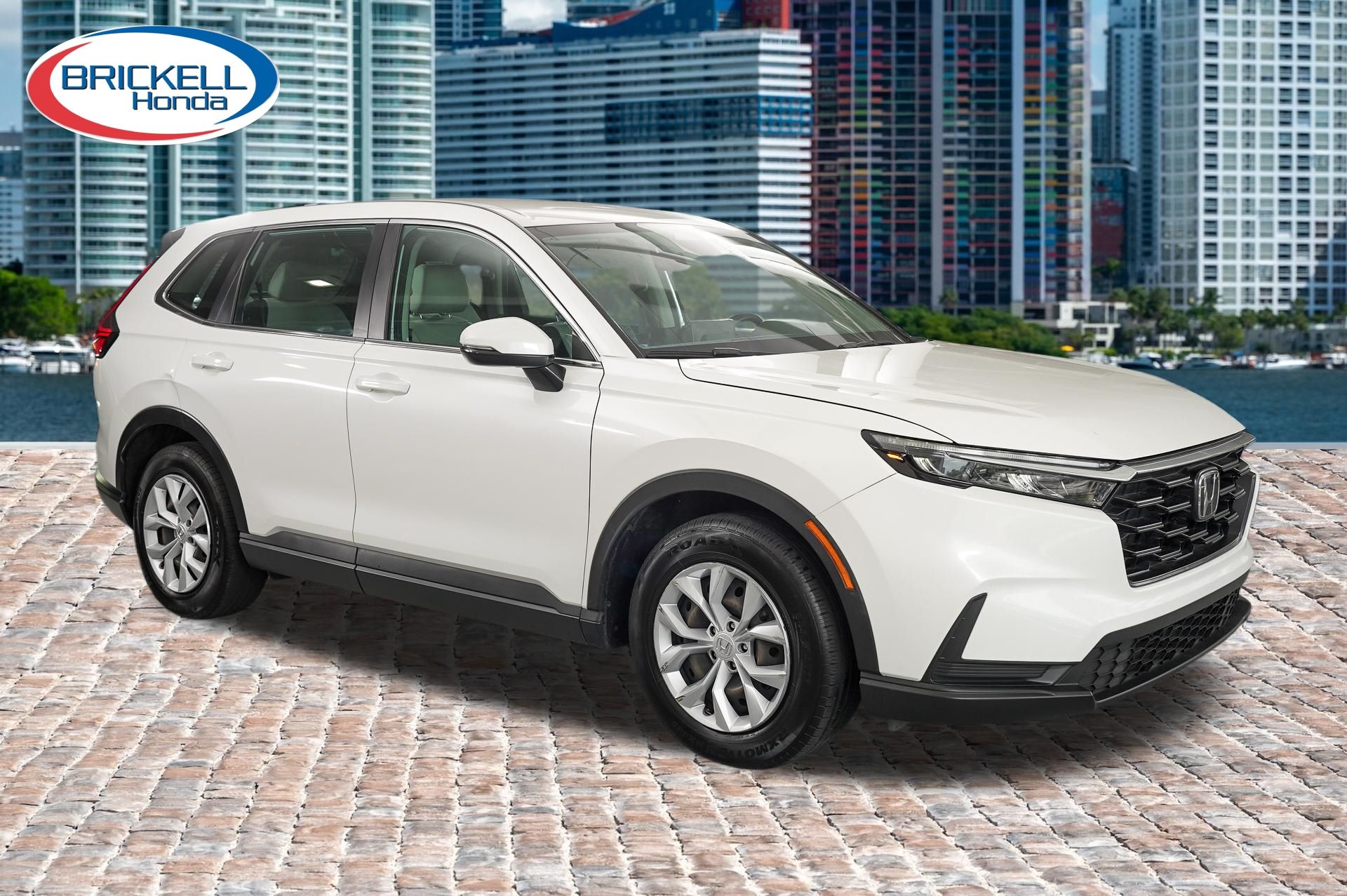 Platinum White Pearl 2024 Honda CR-V SUV / Crossover Front-Wheel Drive Continuously Variable Transmission