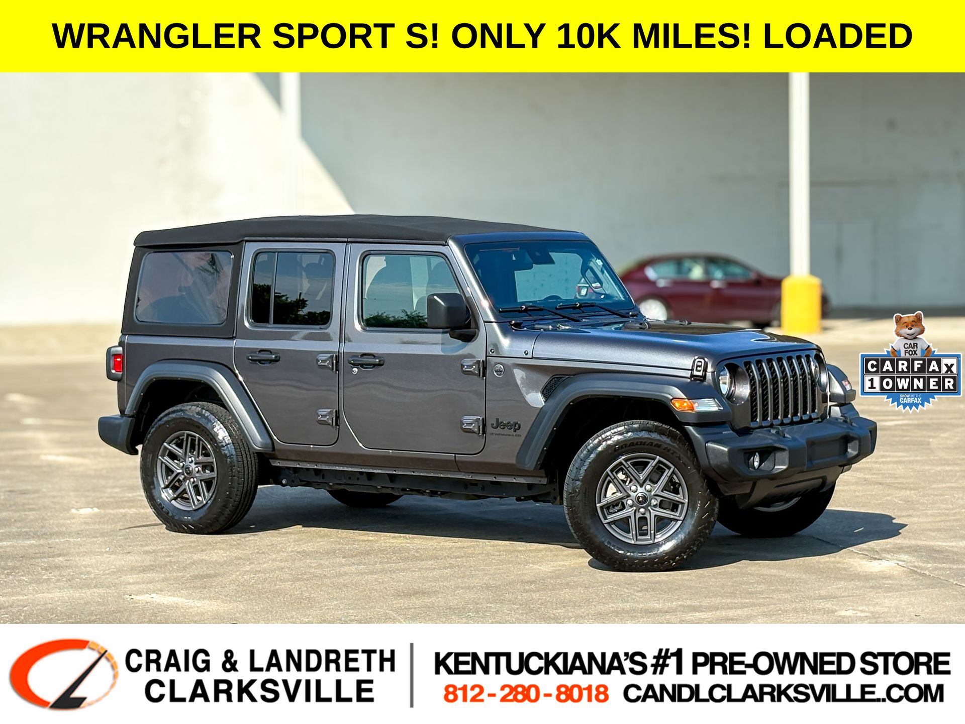 Gray (Granite Crystal Metallic Clearcoat) 2024 Jeep Wrangler SUV / Crossover Four-Wheel Drive 8-Speed Automatic