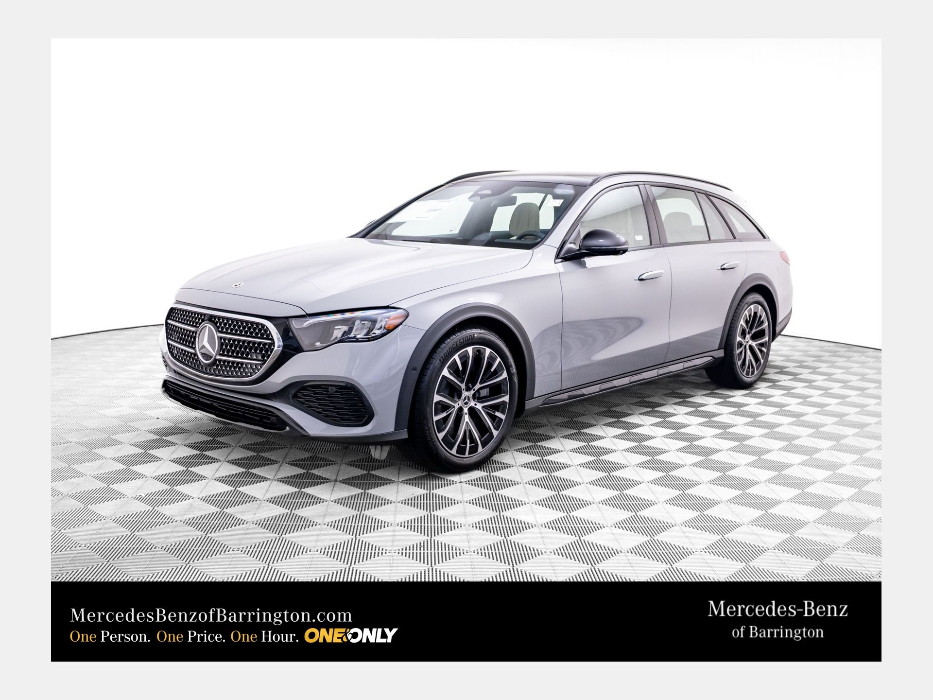 Gray (MANUFAKTUR Alpine Grey) 2026 Mercedes-Benz E-Class All-Terrain E 450 4MATIC Wagon All-Wheel Drive 9-Speed Automatic
