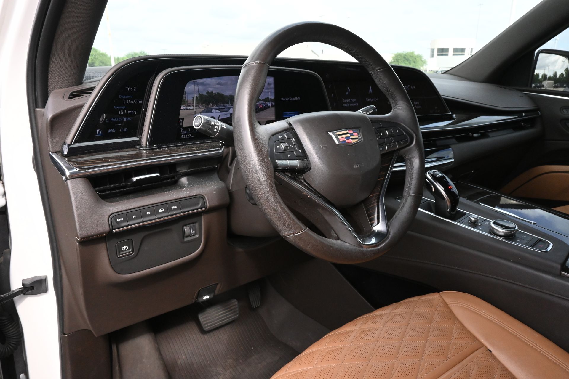 2021 Cadillac Escalade ESV Premium White at DeMontrond Automotive Group