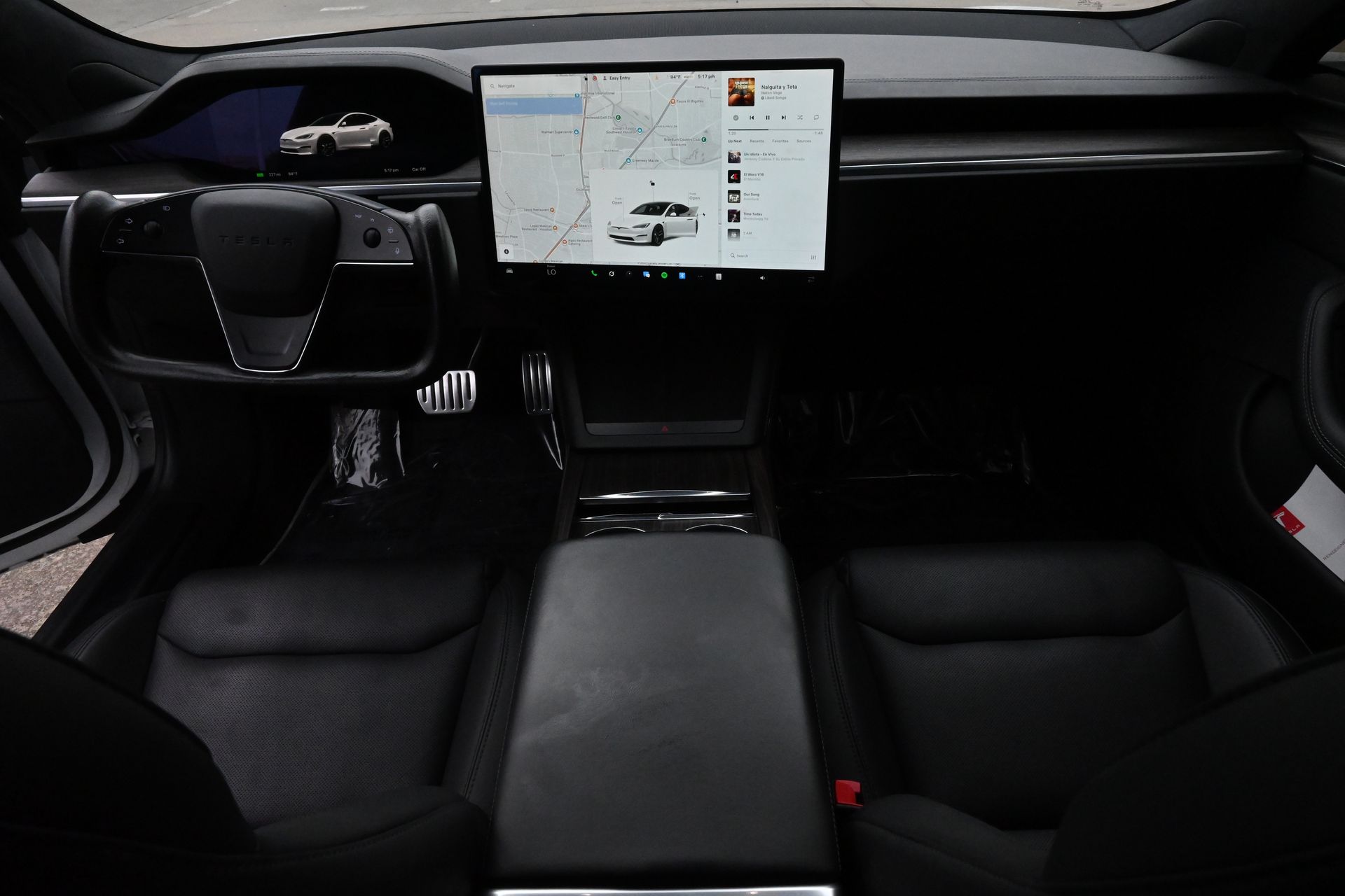 2023 Tesla Model S Standard Range White at Shottenkirk Kia Fort Bend