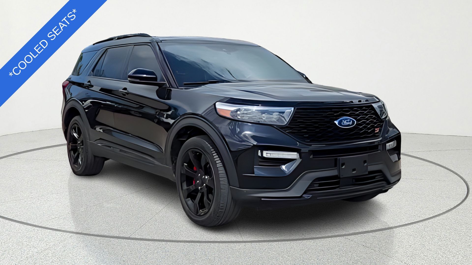 Black Metallic 2023 Ford Explorer ST AWD SUV / Crossover All-Wheel Drive Automatic