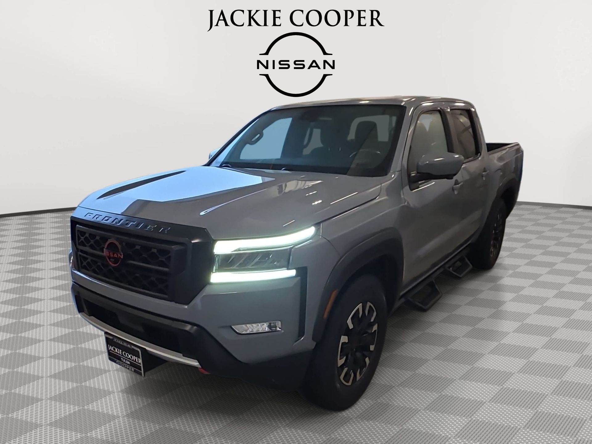 Boulder Gray Pearl 2024 Nissan Frontier Pickup Truck 4X2 9-Speed Automatic Overdrive