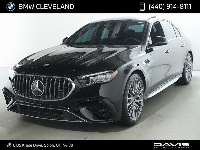 Black 2025 Mercedes-Benz E-Class Sedan All-Wheel Drive 9-Speed Automatic