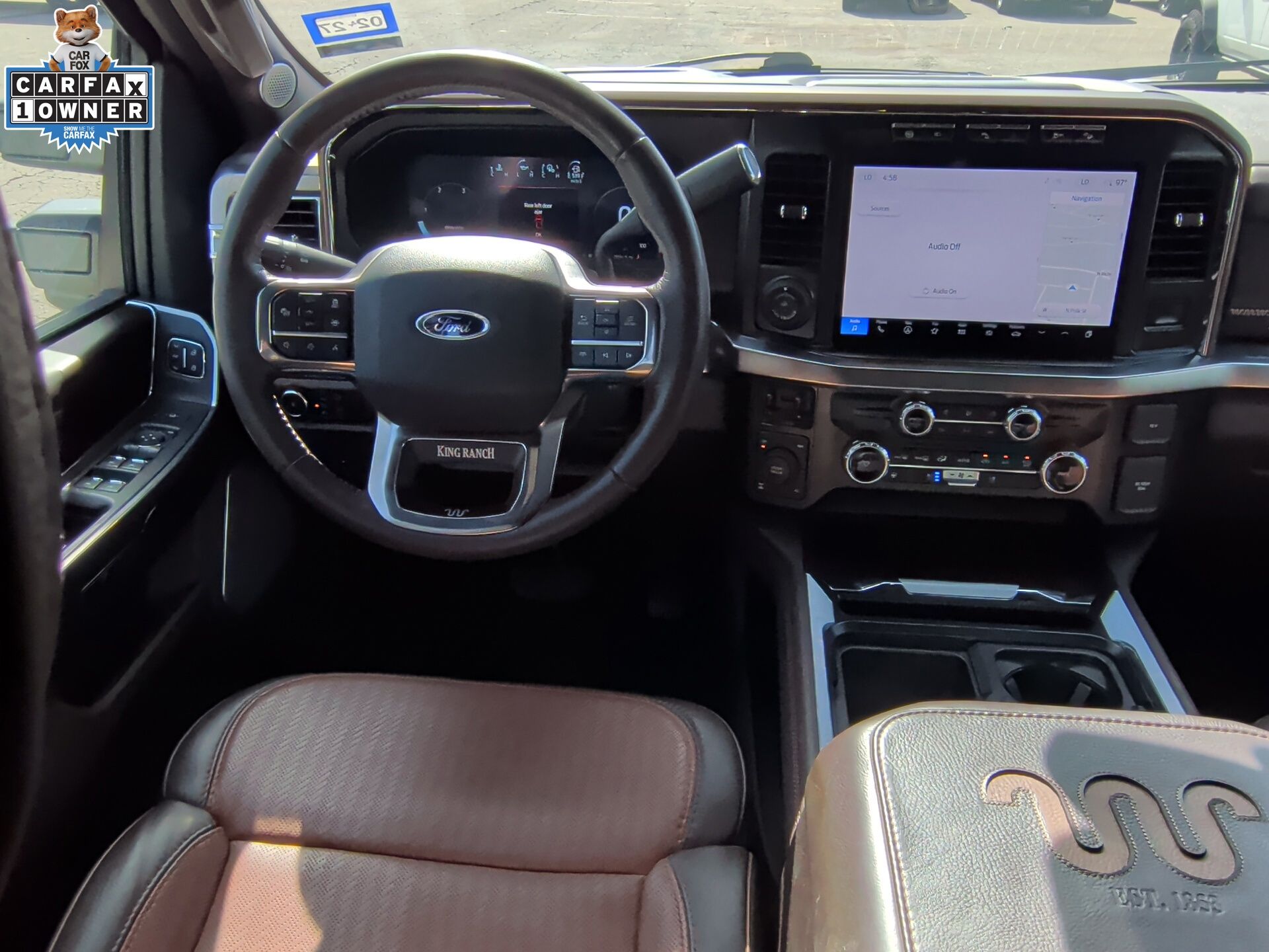 2024 Ford F-350SD King Ranch White at Central Houston Nissan