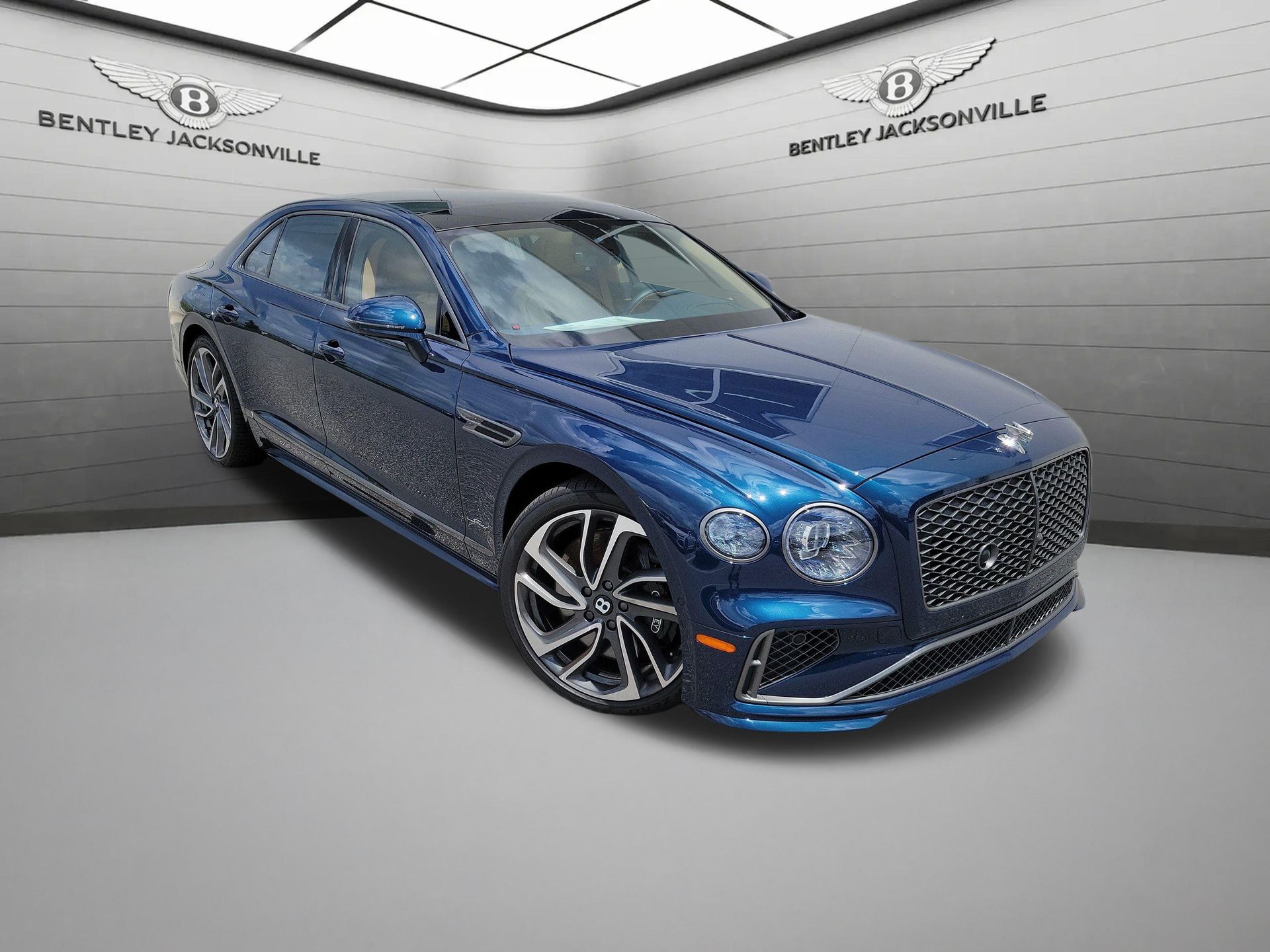 Windsor Blue 2025 Bentley Flying Spur Sedan All-Wheel Drive 8-Speed Dual Clutch