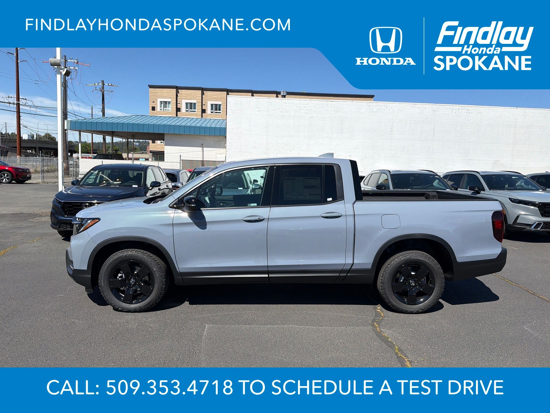 Sonic Gray Pearl 2026 Honda Ridgeline Black Edition AWD Pickup Truck All-Wheel Drive 9-Speed Automatic