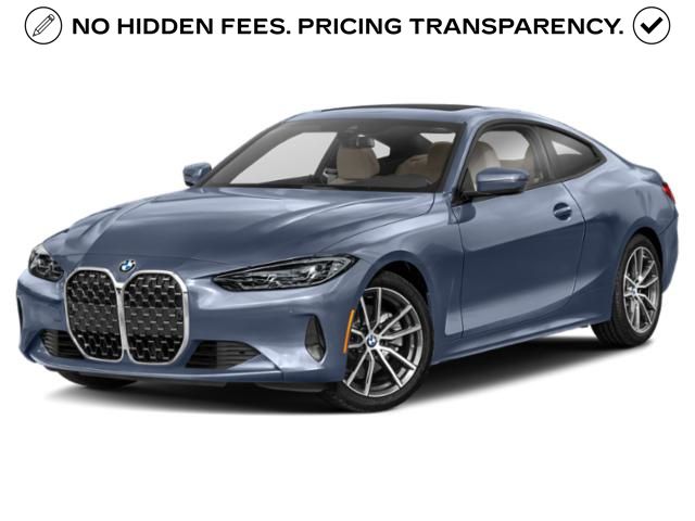 Arctic Race Blue Metallic 2022 BMW 4 Series Coupe Rear-Wheel Drive 8-Speed Automatic