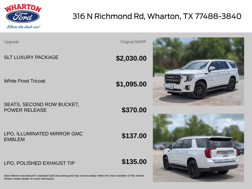 2022 GMC Yukon SLT - 1