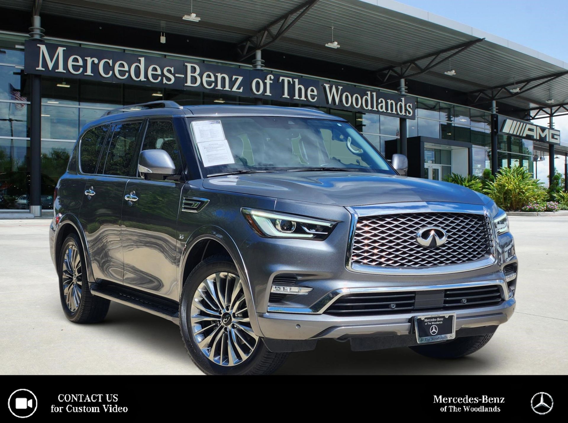 Gray (Graphite Shadow) 2019 INFINITI QX80 SUV / Crossover All-Wheel Drive 7-Speed Automatic