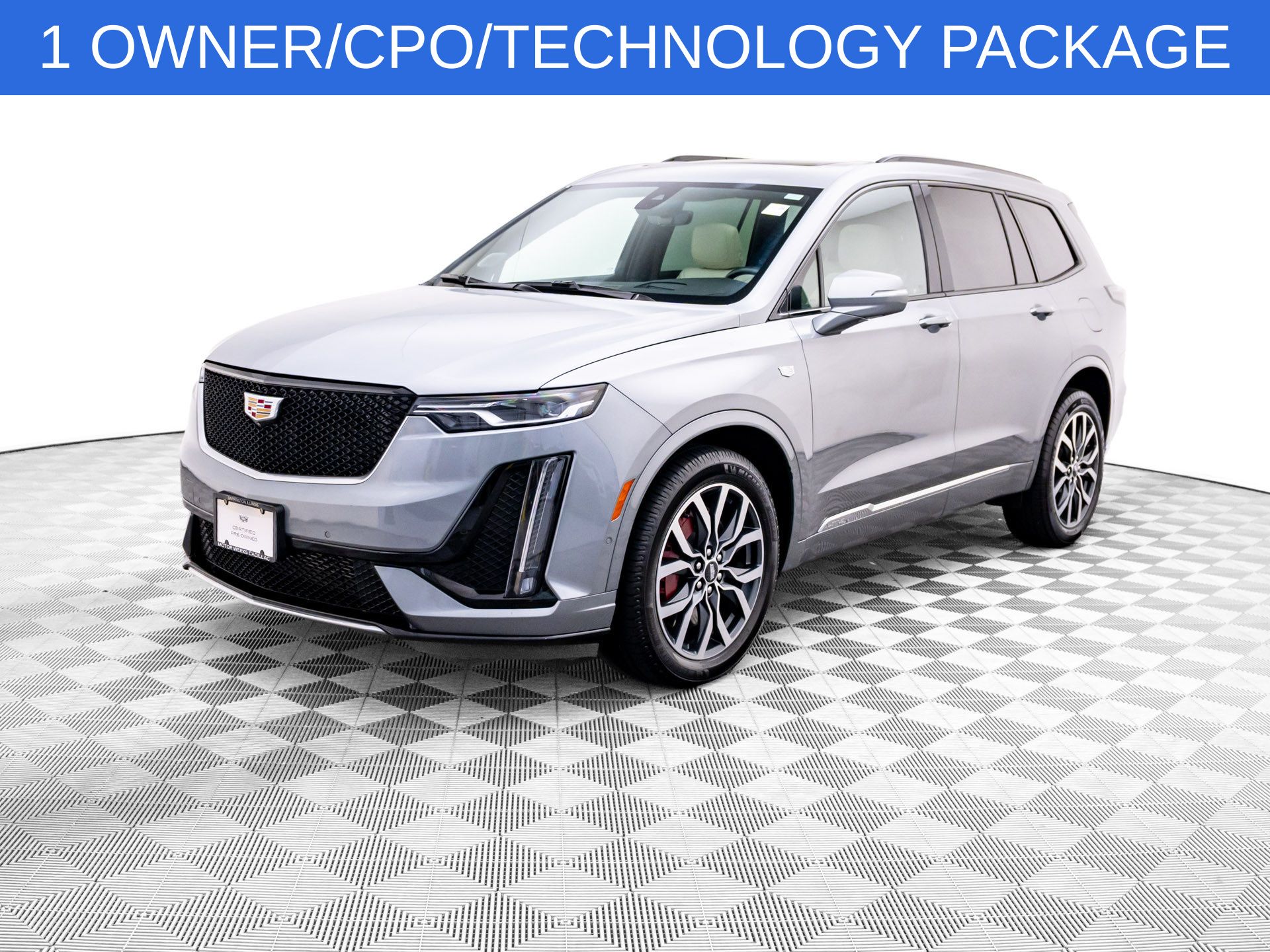 Argent Silver Metallic 2024 Cadillac XT6 SUV / Crossover Four-Wheel Drive 9-Speed Automatic