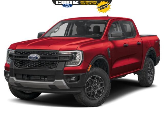 Ruby Red Metallic Tinted Clearcoat 2026 Ford Ranger XLT SuperCrew RWD Pickup Truck 4X2 Automatic