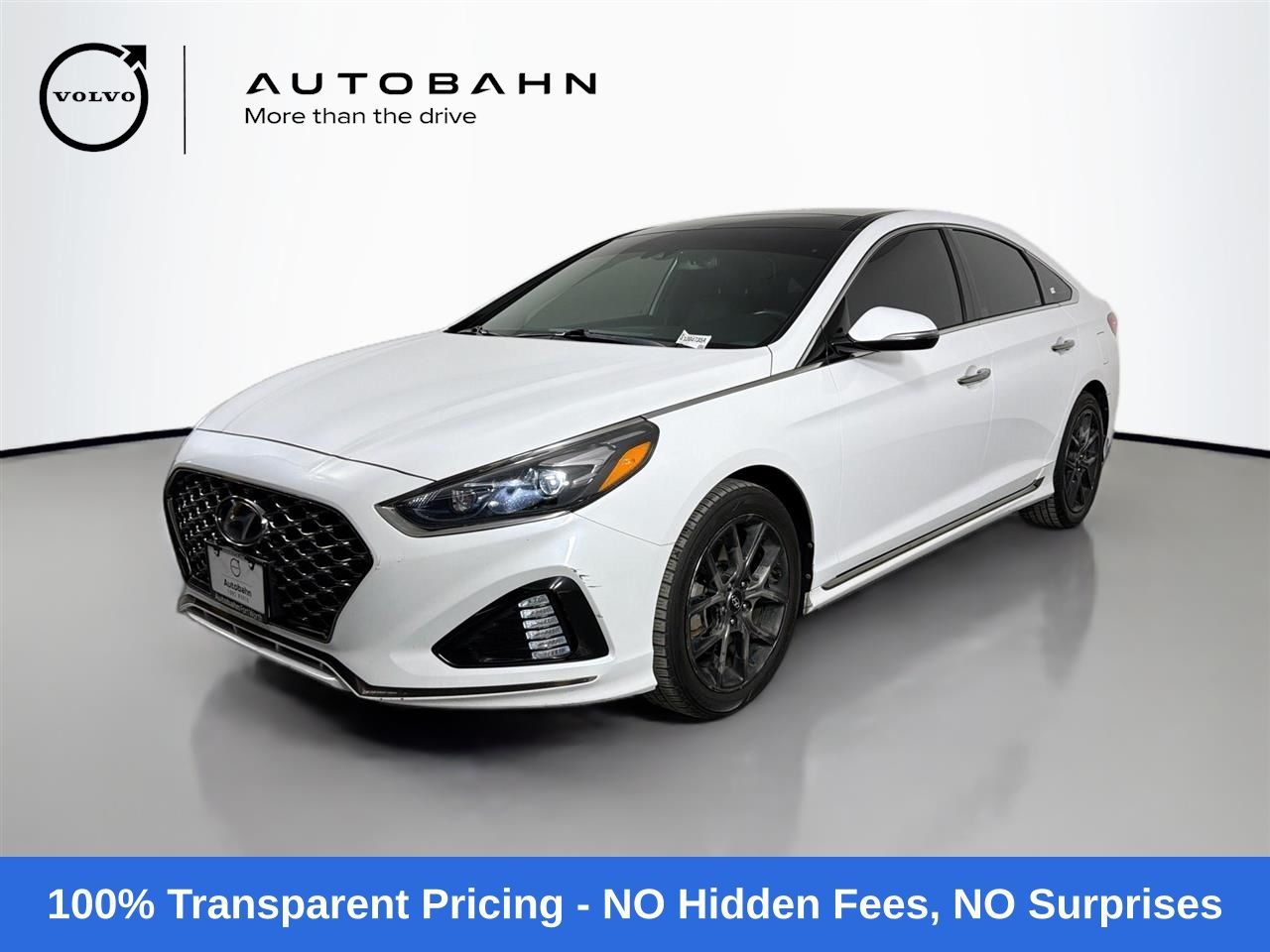 Quartz White Pearl 2019 Hyundai Sonata Sedan Front-Wheel Drive 8-Speed Automatic