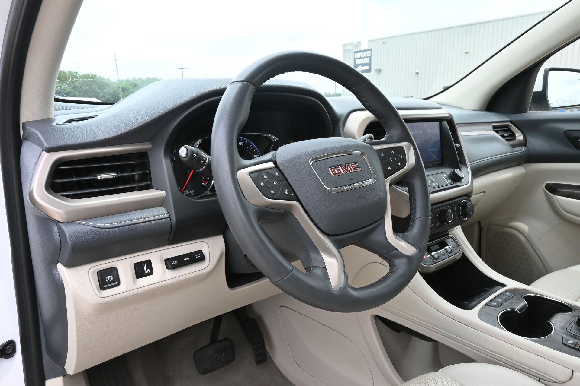 2023 GMC Acadia Denali White at Bayway Cadillac Southwest
