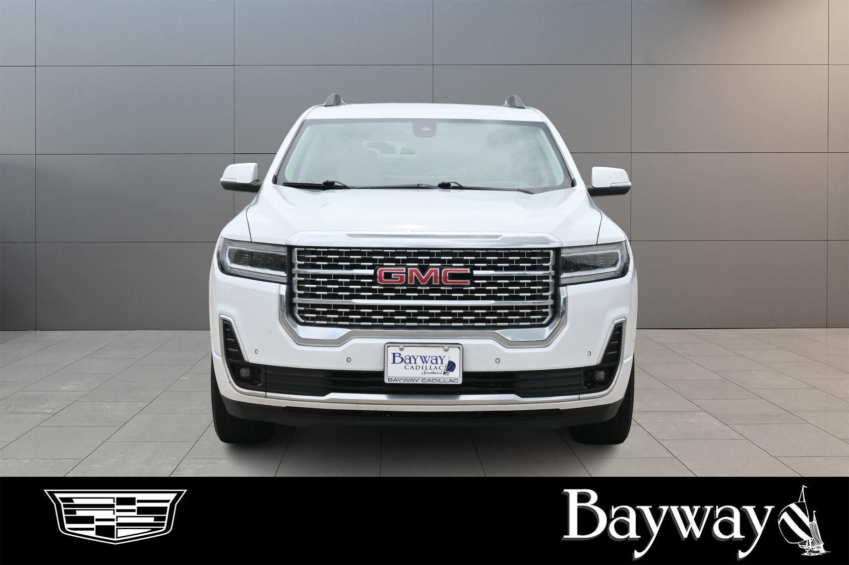 2023 GMC Acadia Denali White at Bayway Cadillac Southwest