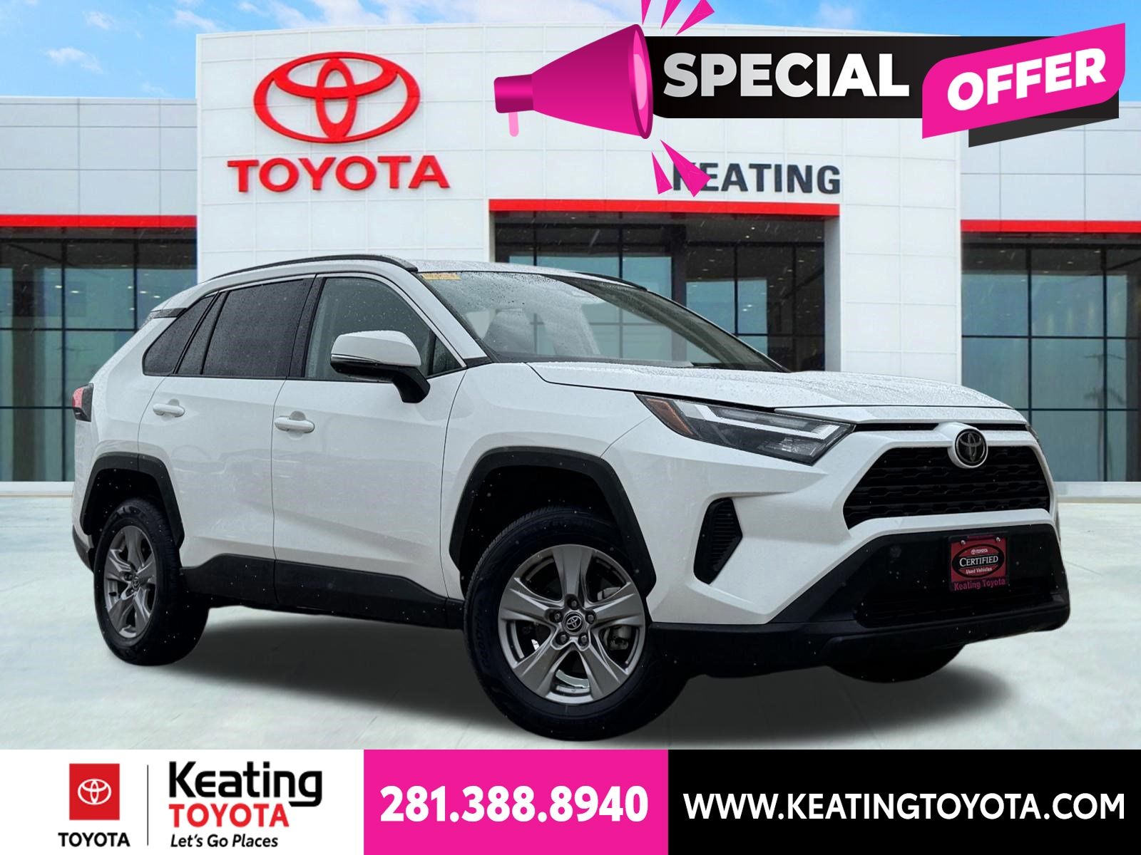 Ice Cap 2025 Toyota RAV4 XLE AWD SUV / Crossover All-Wheel Drive 8-Speed Automatic